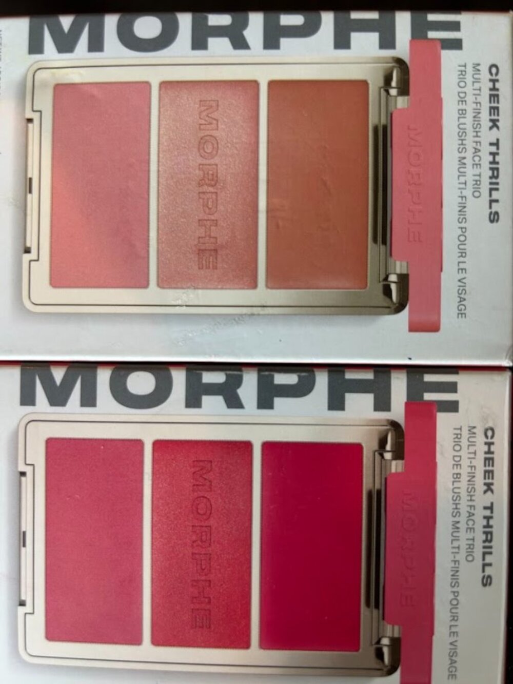 Morphe Cheek Thrills Multi-Finish Trio Blush Set - Cabana Club & Beach Bonfire